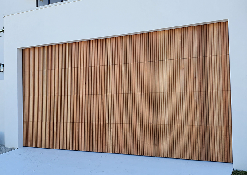timber garage door